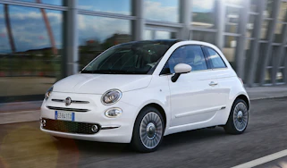 Fiat 500 facelift - front action