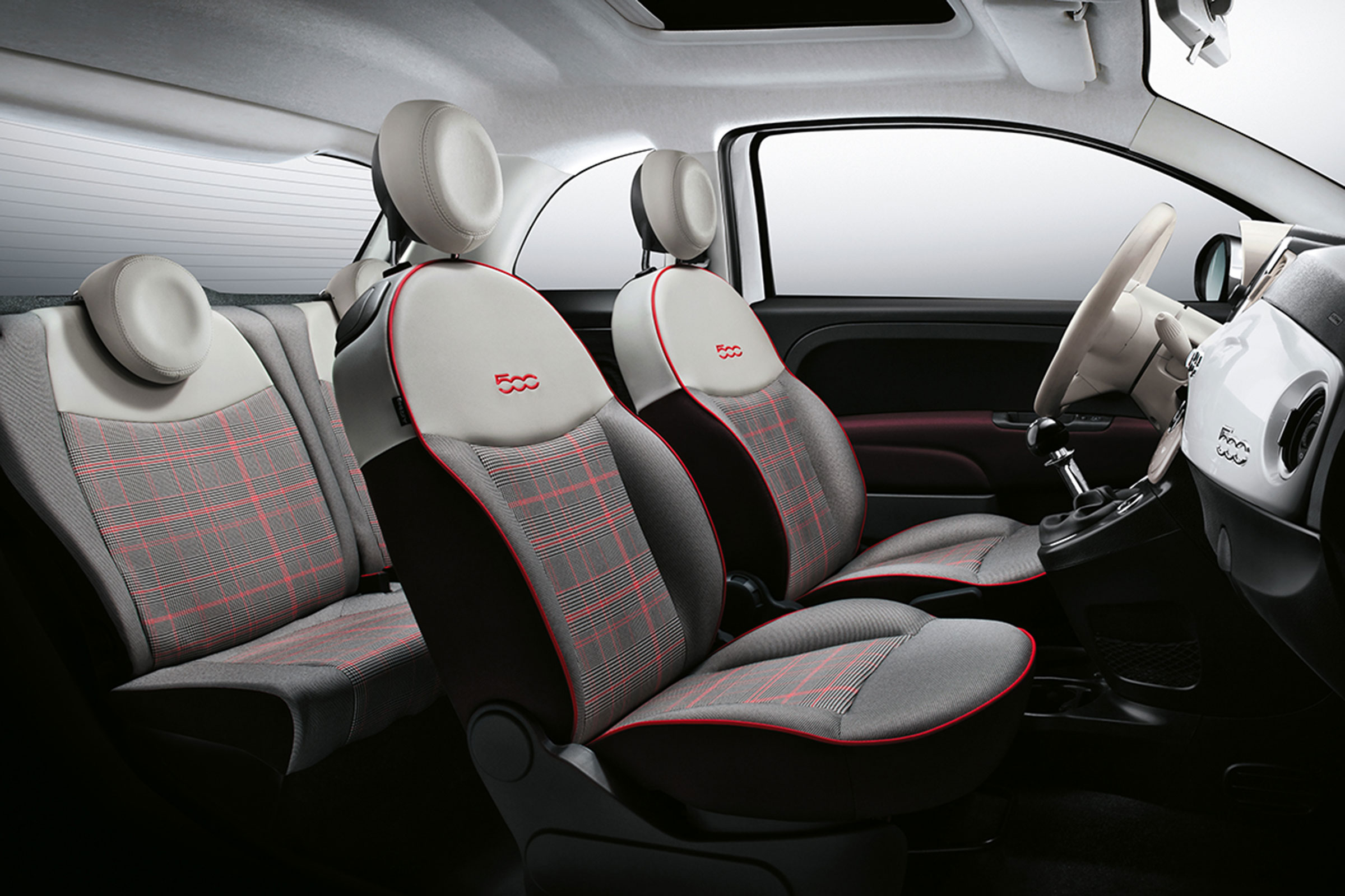 Fiat 500 facelift - interior