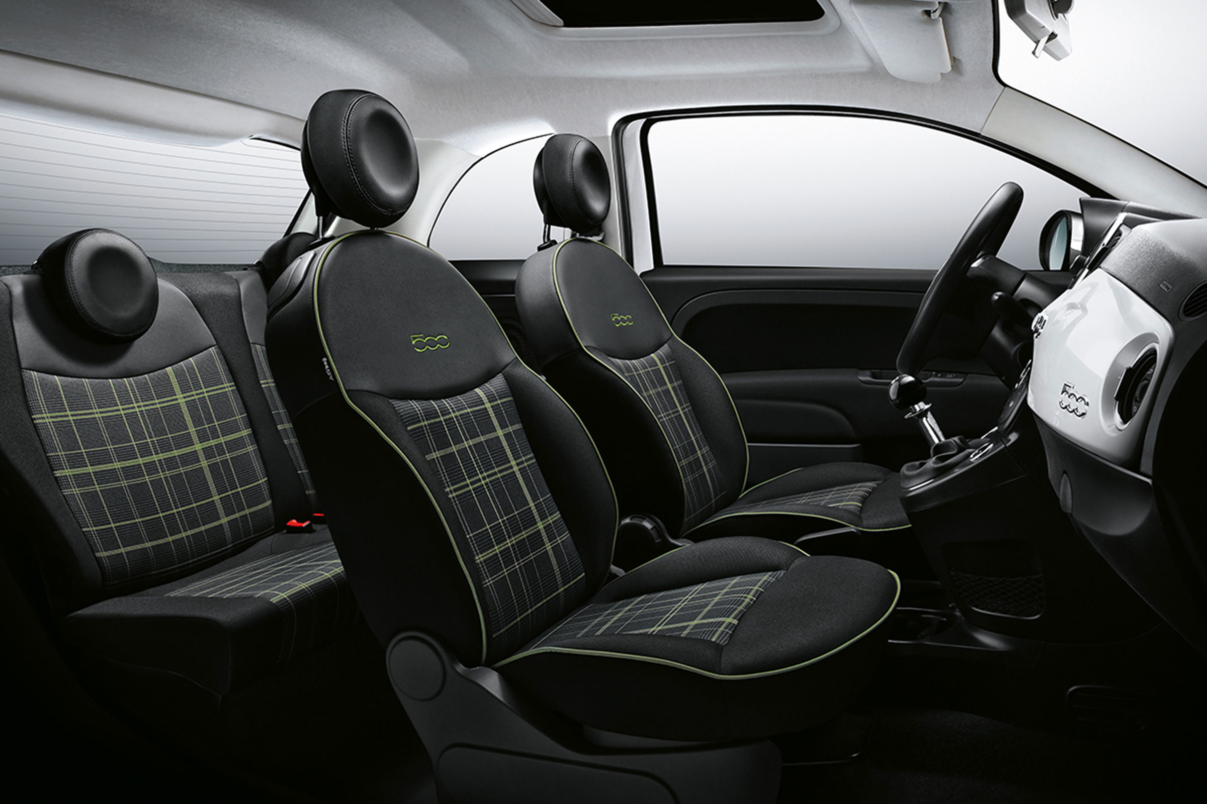 Fiat 500 facelift - cabin