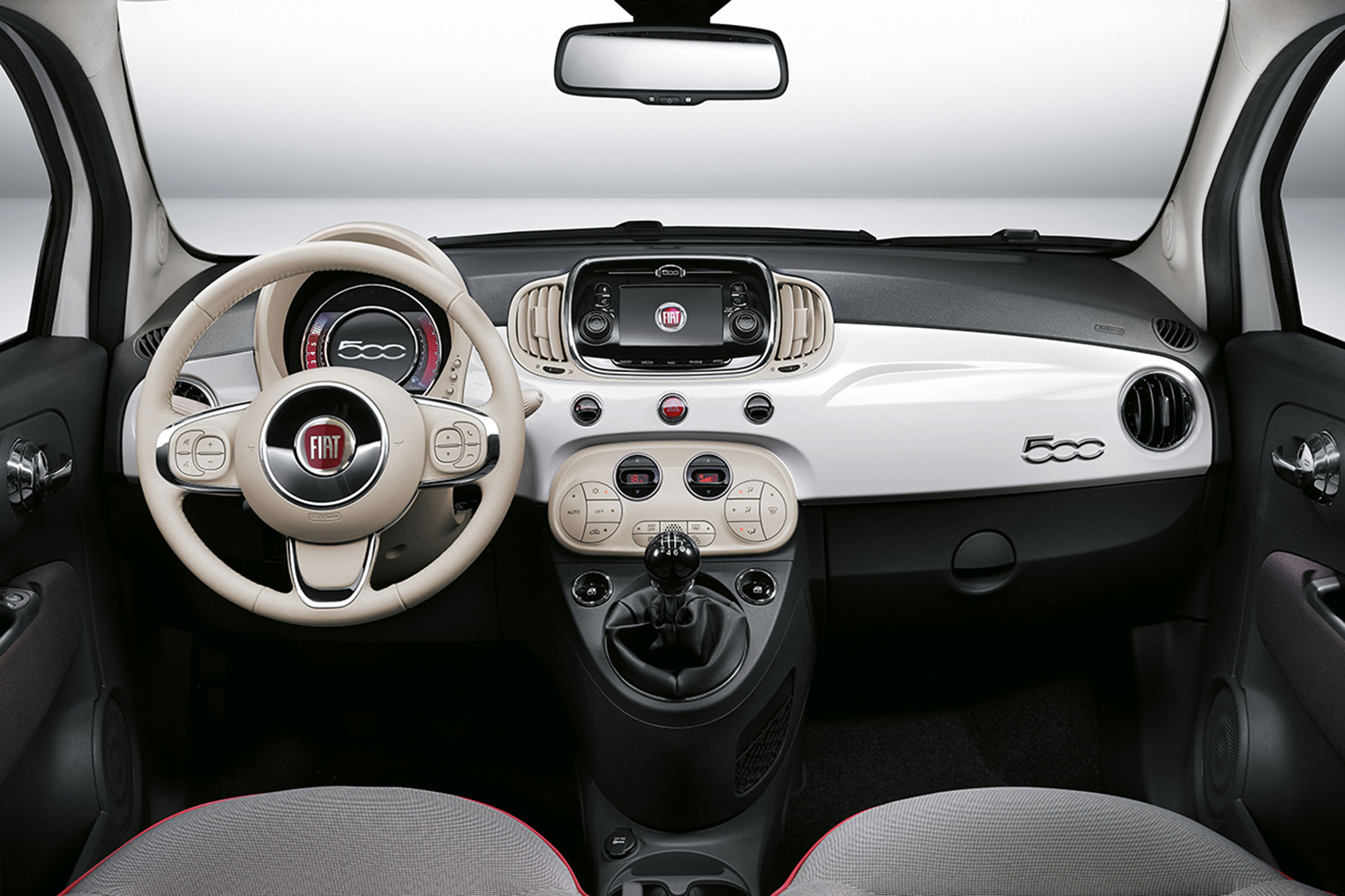 Fiat 500 facelift - interior