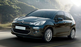 black citroen c3