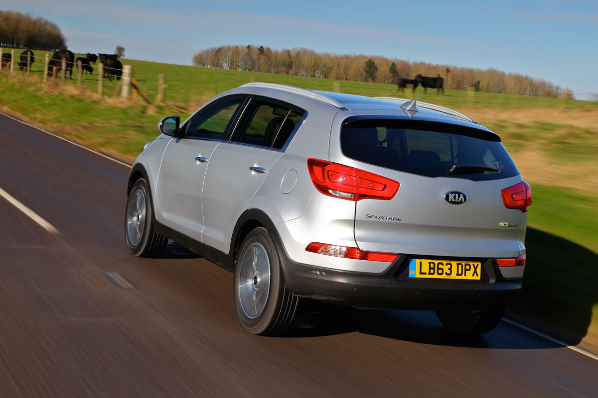 Kia Sportage 1.7 CRDi rear track