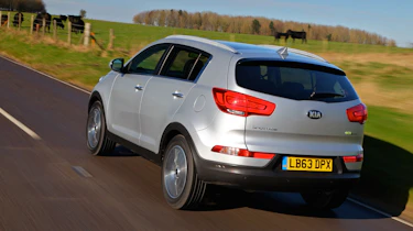 Kia Sportage 1.7 CRDi rear track
