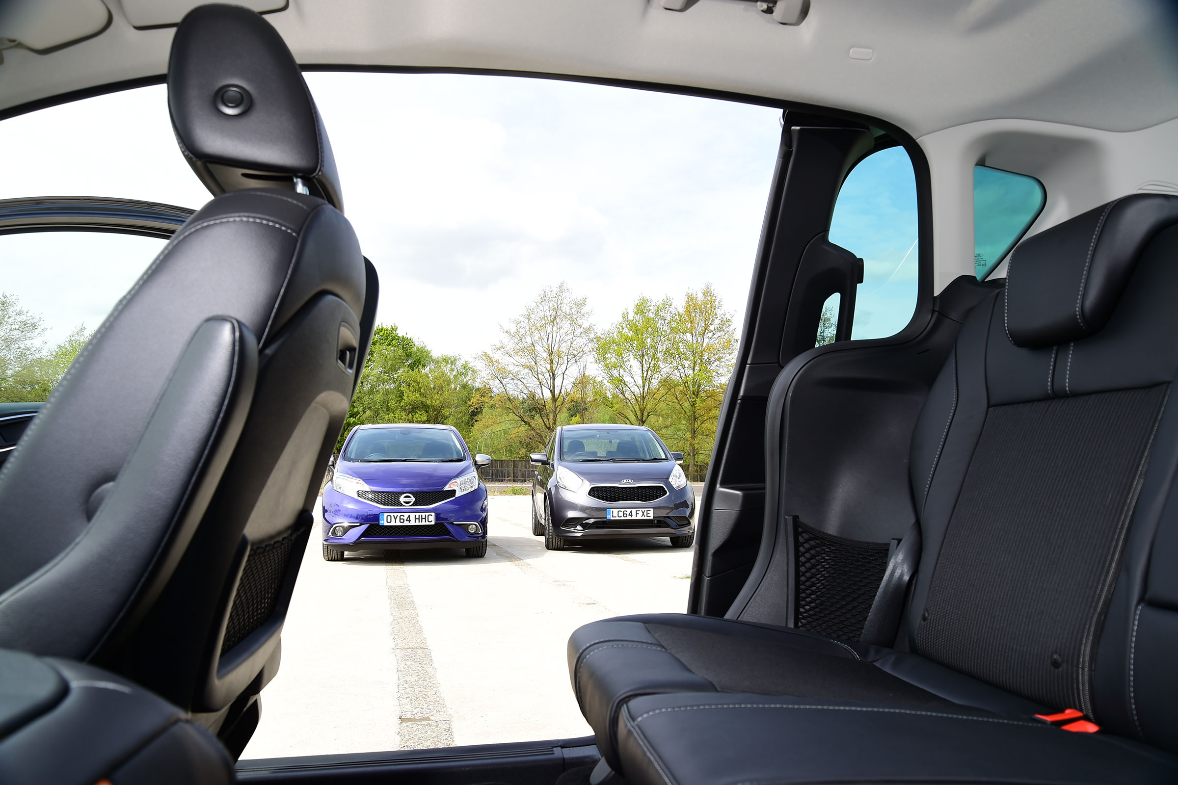 Ford B-MAX - rear seats