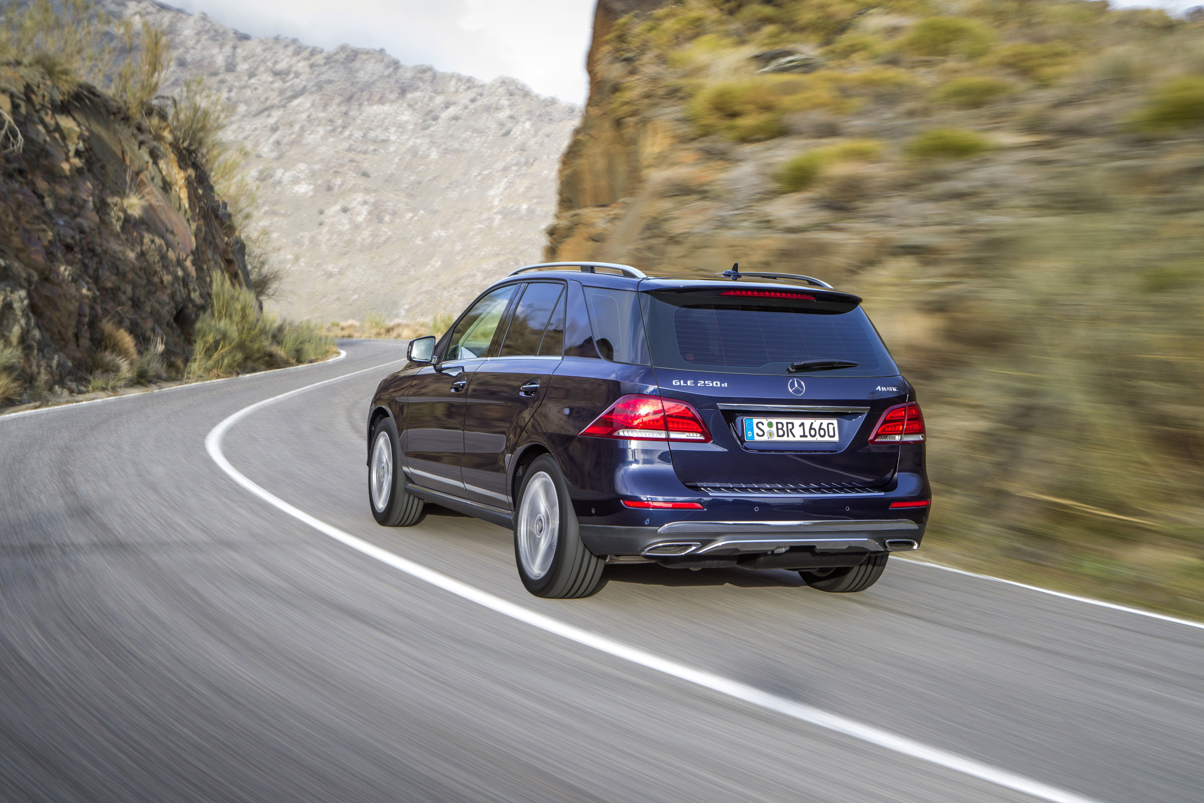 Mercedes GLE 2015 rear