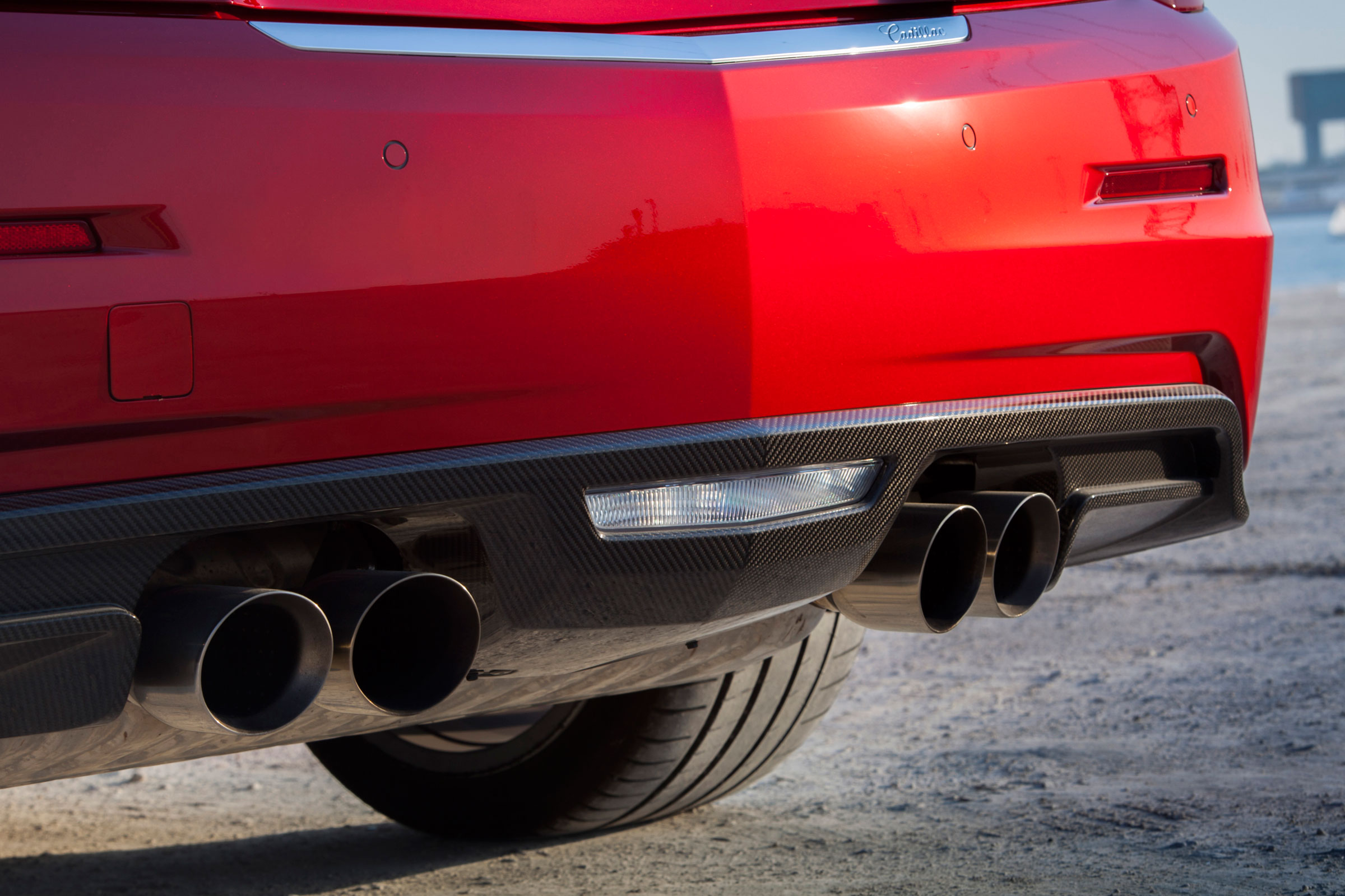 Cadillac ATS-V exhausts