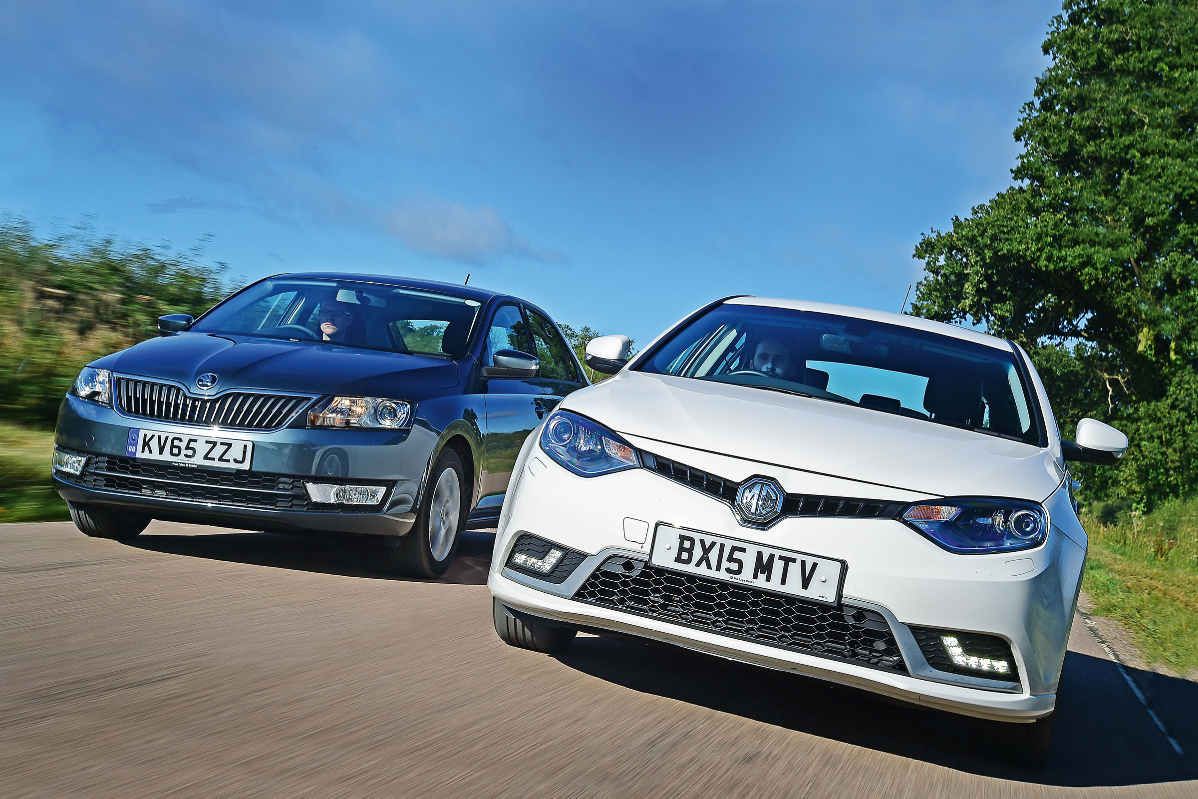 MG6 vs Skoda Rapid 