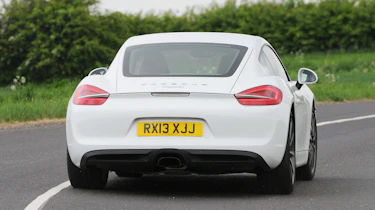 Porsche Cayman rear view