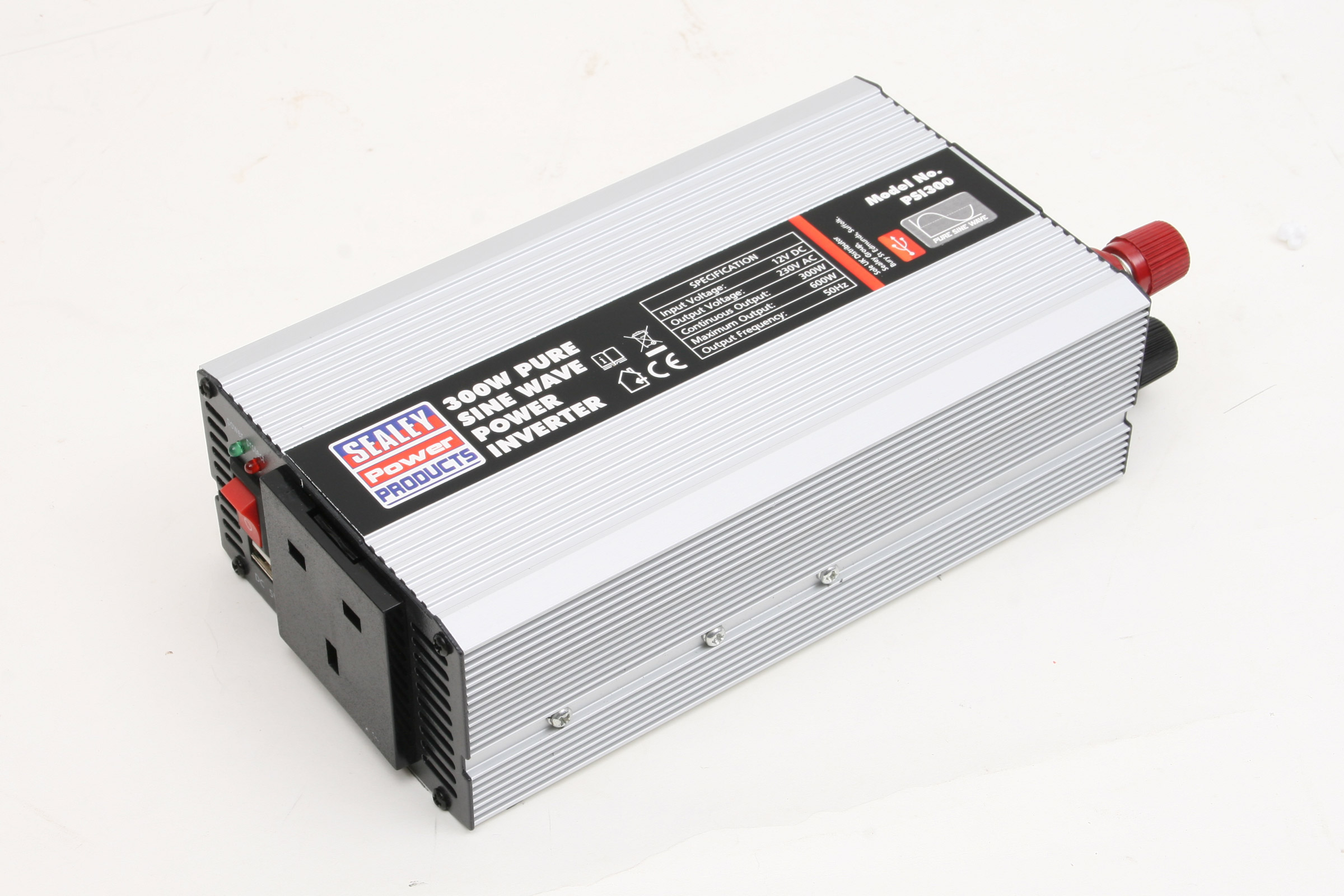 Sealey Pure Sine Wave Inverter PSI300 