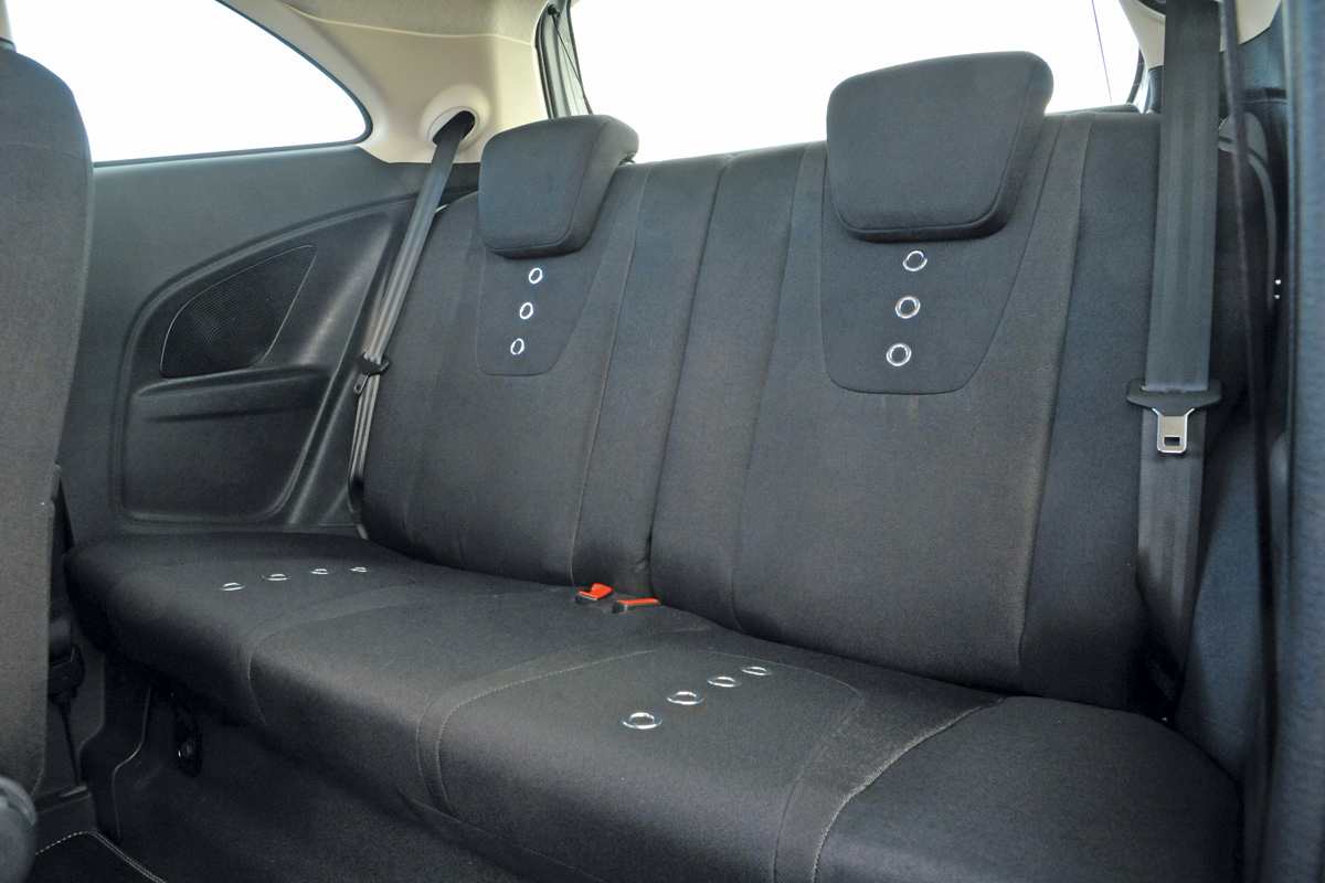 Ford Ka rear seats