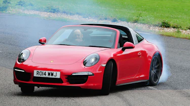Porsche 911 Targa 4S action