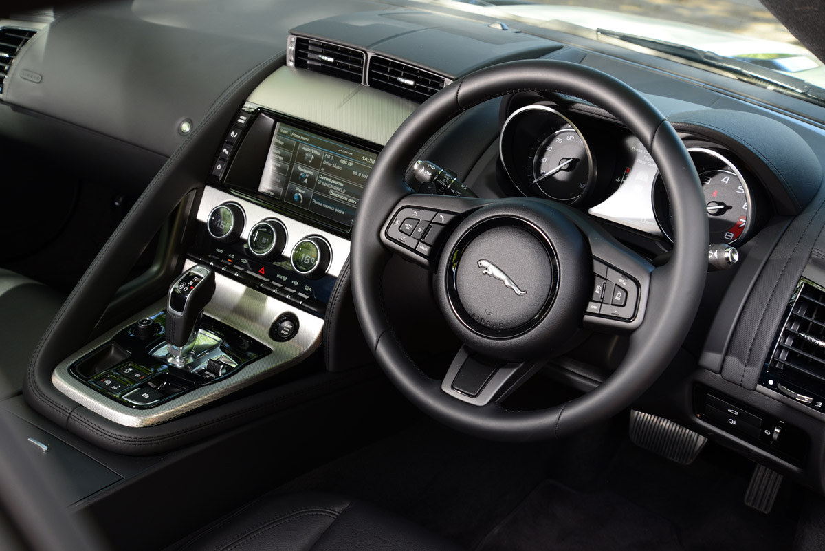 Jaguar F-Type Coupe V6 interior