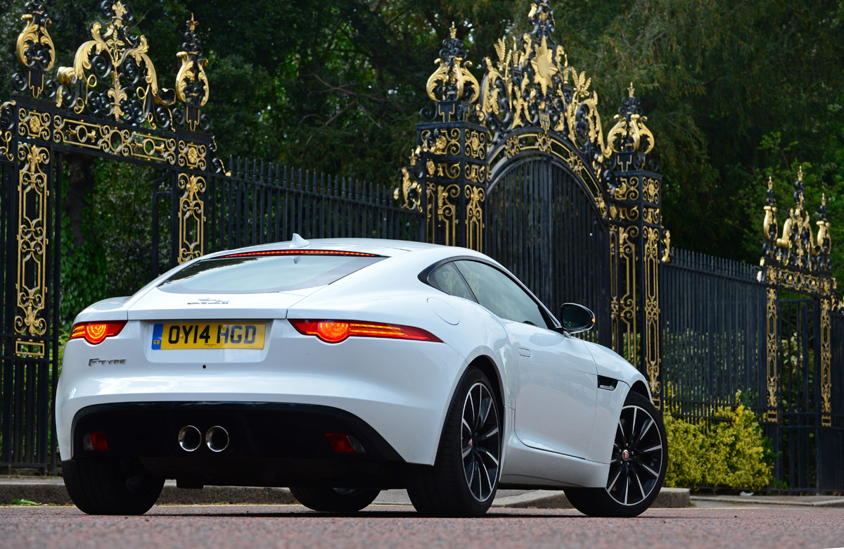 Jaguar F-Type Coupe V6 rear static