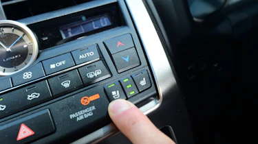 Lexus NX - heated and cooled seats button
