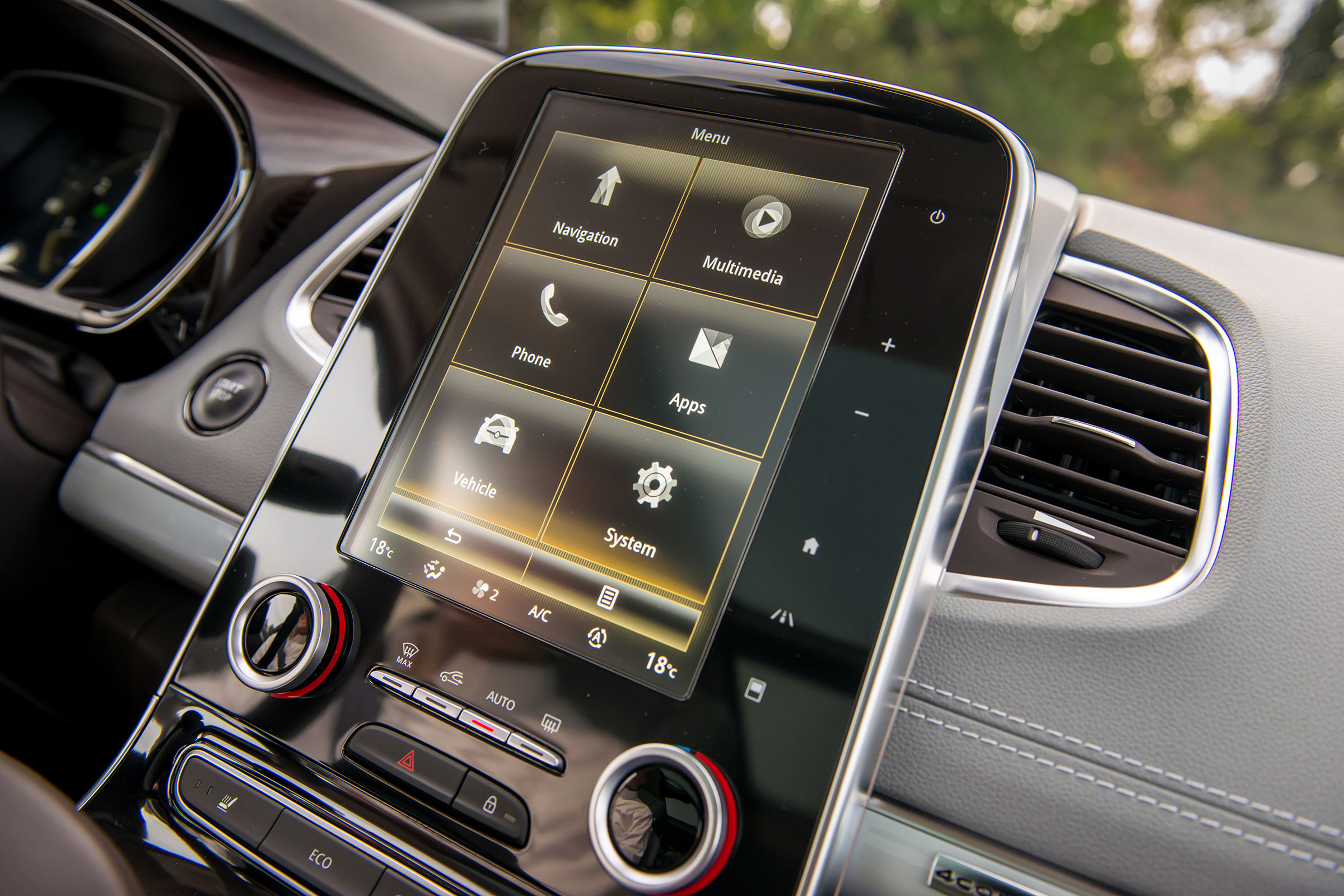 Renault Espace - interior detail