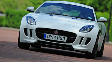 Jaguar F-Type Coupe V6 driving