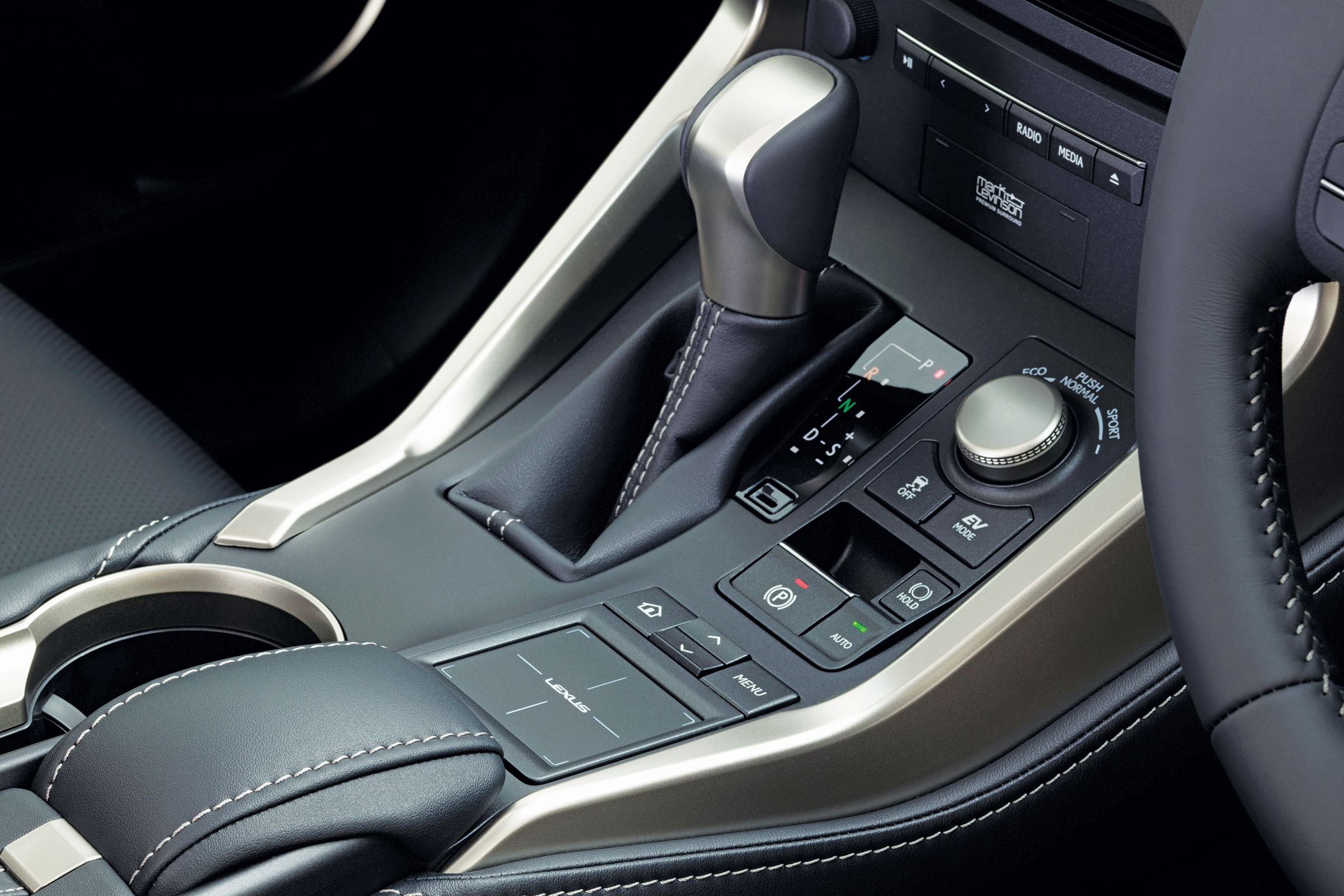 Lexus NX - interior detail centre console