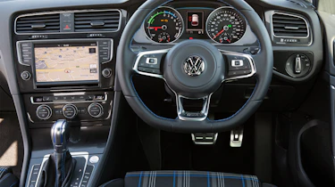VW Golf GTE hybrid interior