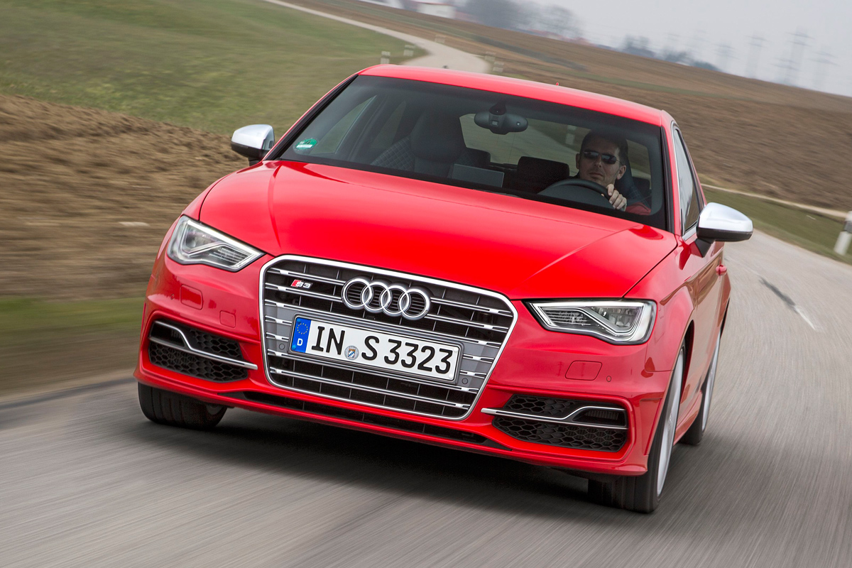 red audi s3
