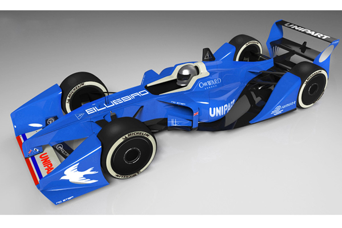 Bluebird GTL race car