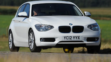 BMW 116d front cornering