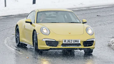 Porsche 911 Carrera 4S front cornering