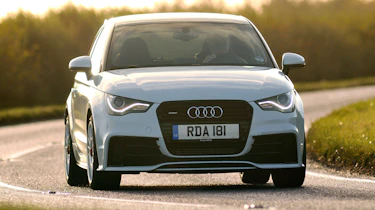 Audi A1 quattro front cornering