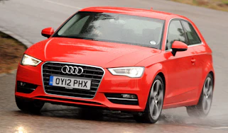 Audi A3 front cornering