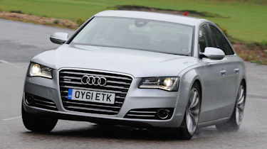 Audi A8 front cornering