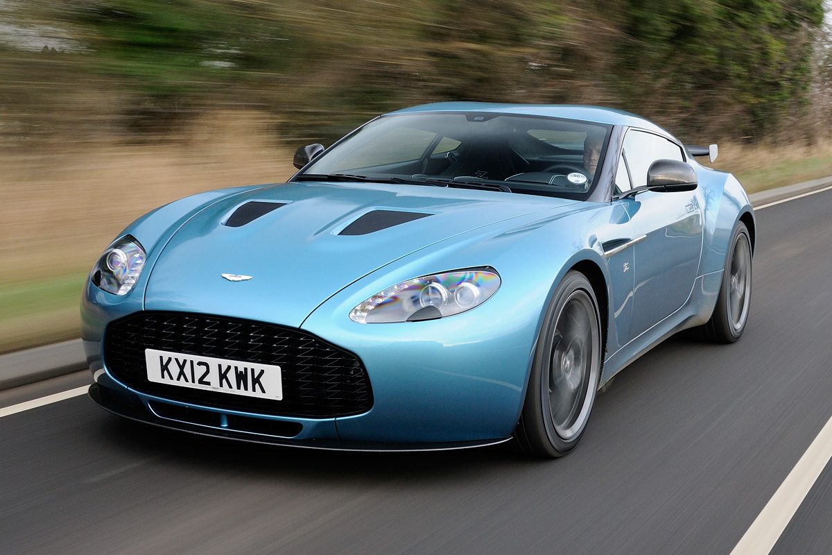 Aston Martin V12 Zagato front tracking