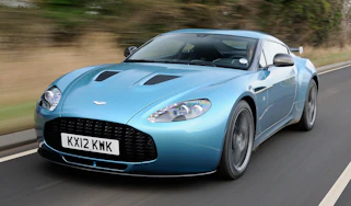Aston Martin V12 Zagato front tracking