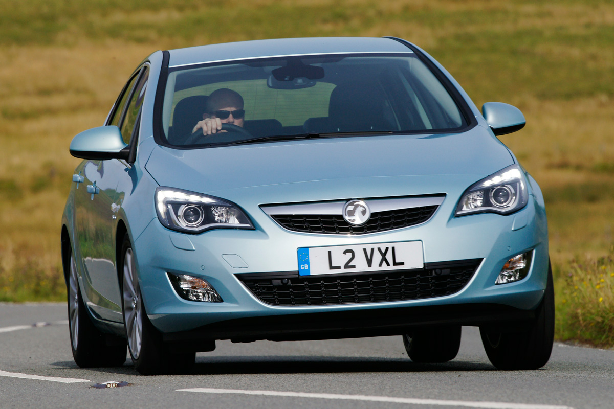 Vauxhall Astra front cornering