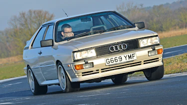 Audi Ur-Quattro front cornering