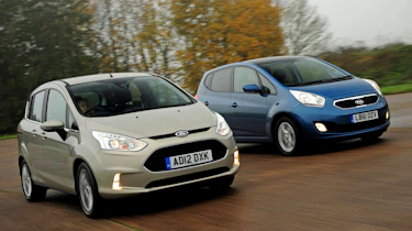 Ford B-MAX and Kia Venga front tracking