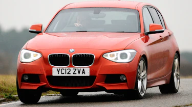 BMW 116d M Sport front cornering