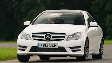 Mercedes C-Class Coupe front cornering