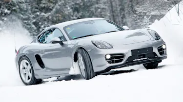 Porsche Cayman S front cornering