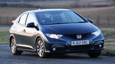 Honda Civic front cornering
