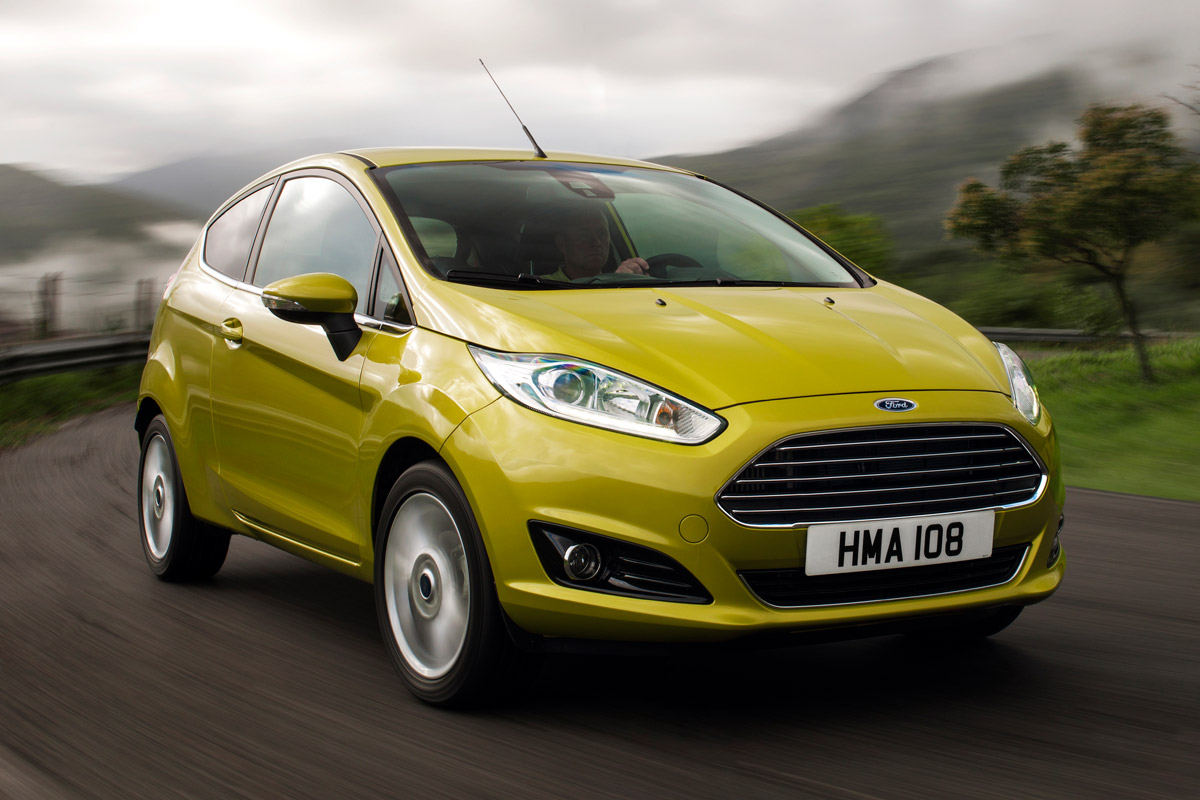 Ford Fiesta front cornering