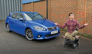 Lexus CT200h front static