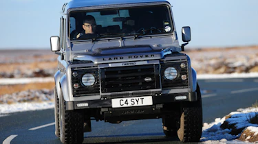 Twisted Defender front cornering