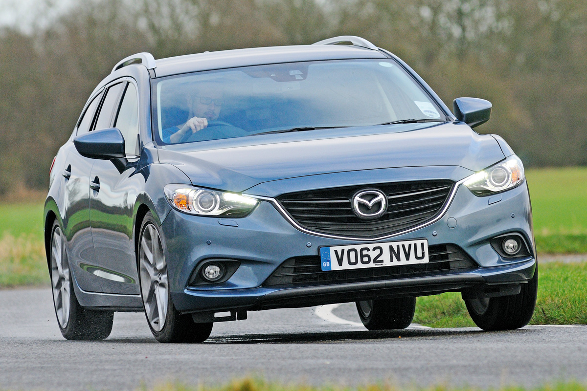 Mazda 6 Tourer front cornering