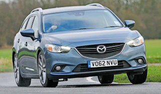 Mazda 6 Tourer front cornering