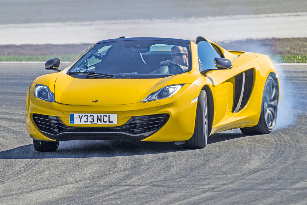 McLaren MP4-12C Spider front cornering