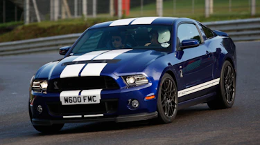 Ford Mustang cornering
