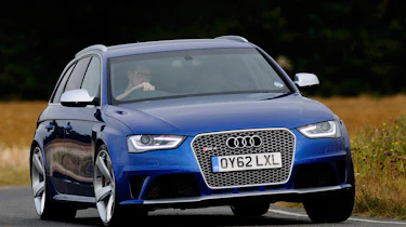 Audi RS4 front cornering
