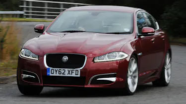Jaguar XF front cornering