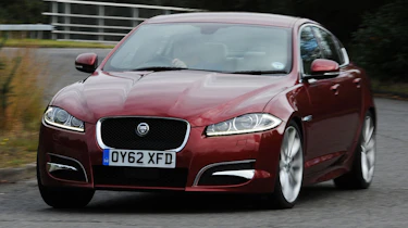 Jaguar XF front cornering