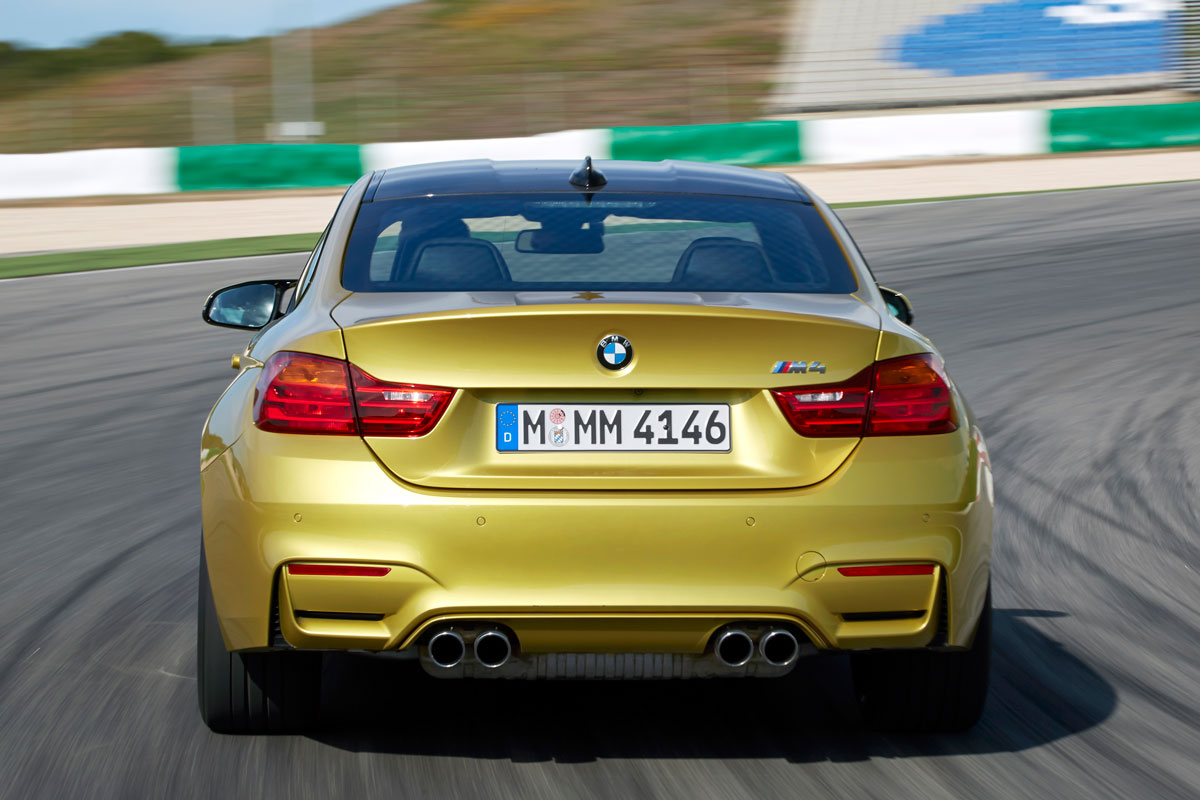 BMW M4 coupe rear