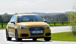 yellow audi s1